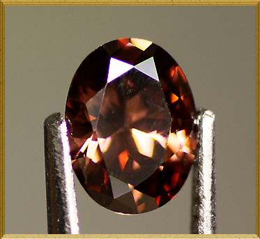 6A Quality:  Oval Chocolate Cubic Zirconia