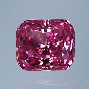 6A Quality:  Modern Radiant Pink Cubic Zirconia