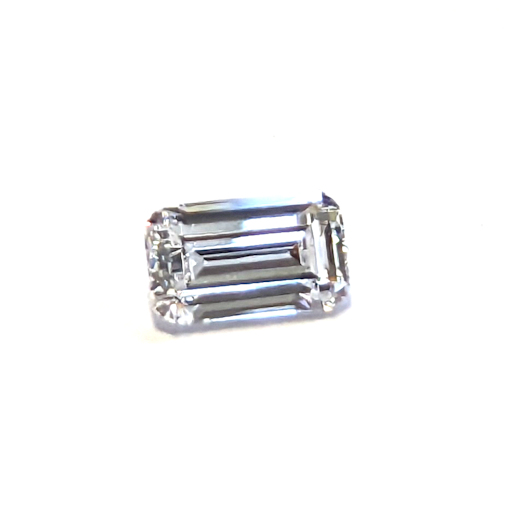 6A, Cubic Zirconia, Emerald, White, 5x3mm (0.25ct)