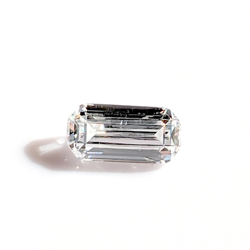 6A, Cubic Zirconia, Baguette, White, 6x3mm (0.31ct)