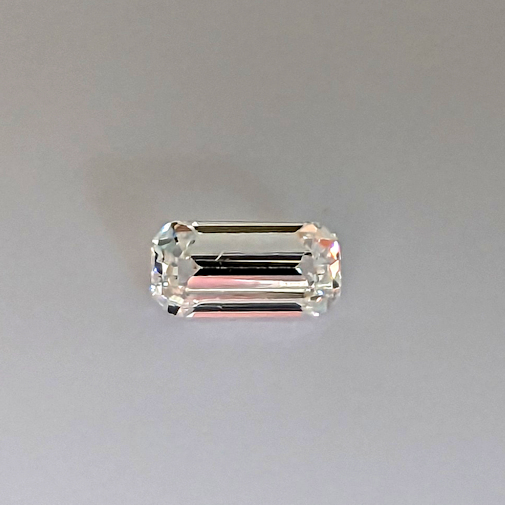 Cubic Zirconia, Baguette, White, 5x2.5mm (0.18ct)