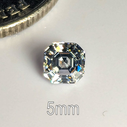 Swarovski, Cubic Zirconia, Swarovski CZ, Cubic Zirconia, Imperial Mosaic, White, 5mm (0.65ct)