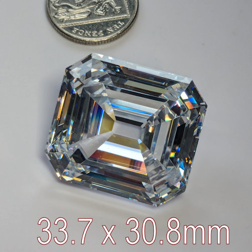 6A, Cubic Zirconia, Special, Jonker 1, 33.7x30.8mm (142.90ct)