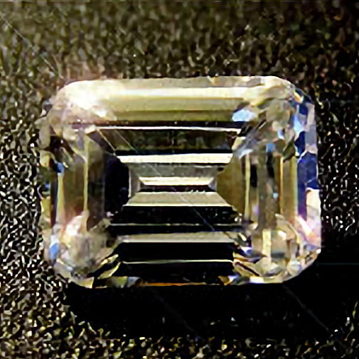 6A, Cubic Zirconia, Emerald, White, 9x7mm (2.44ct)