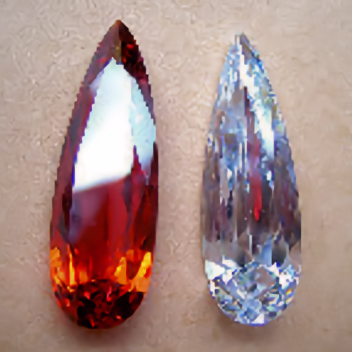 Cubic Zirconia, Special, Tear Drop, Padparadscha, 30x10mm (11ct)