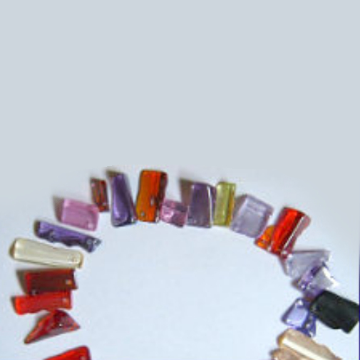 Cubic Zirconia, Beads, tumbled, Large, drilled hole, 1 Gram (5ct)