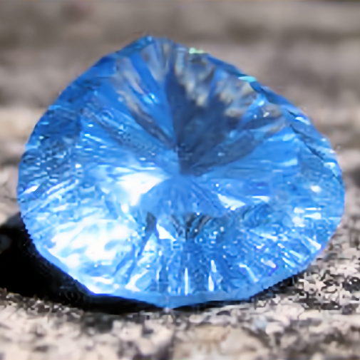 6A, Cubic Zirconia, Special, Concave Pear, 26mm (64.3ct)