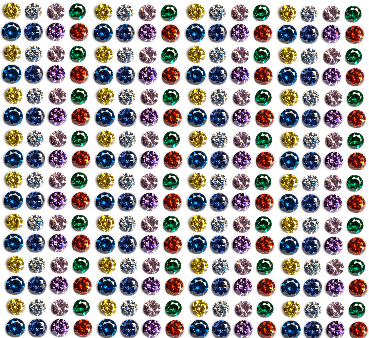 256 x 2mm mixed lot of 8 Colours AAA Quality