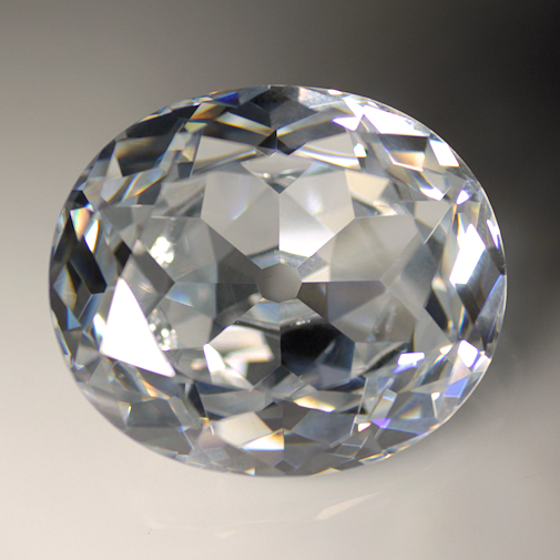 6A, Cubic Zirconia, Special, Pre Order, Koh I Noor Old, 41.74x33.89mm (105.6ct)