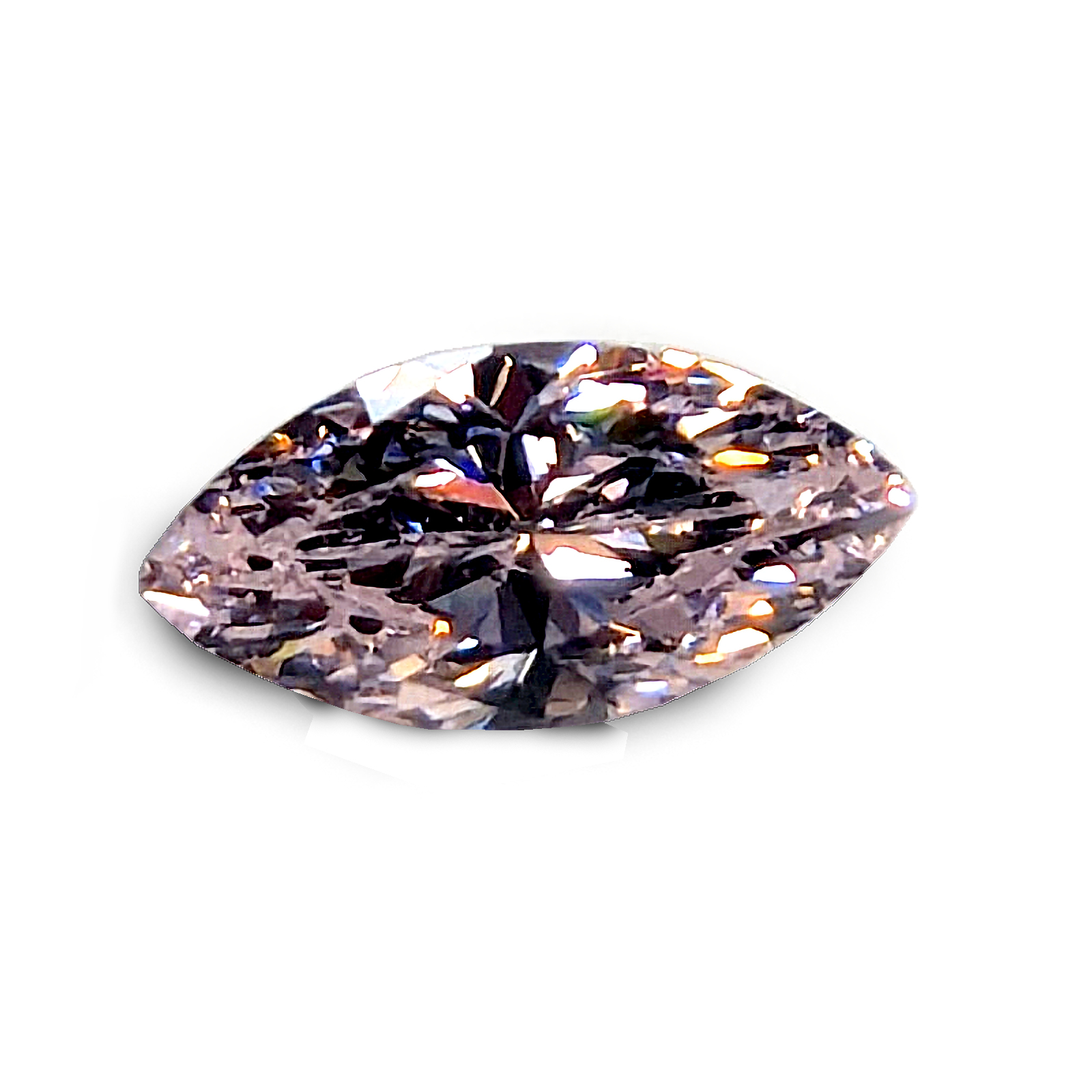 Marquise: Pink Tint Cubic Zirconia