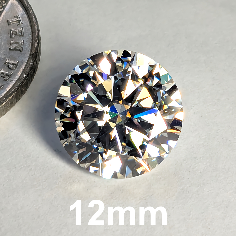 moiwhidefroubri13mm White(DEF) Round Brilliant 12mm