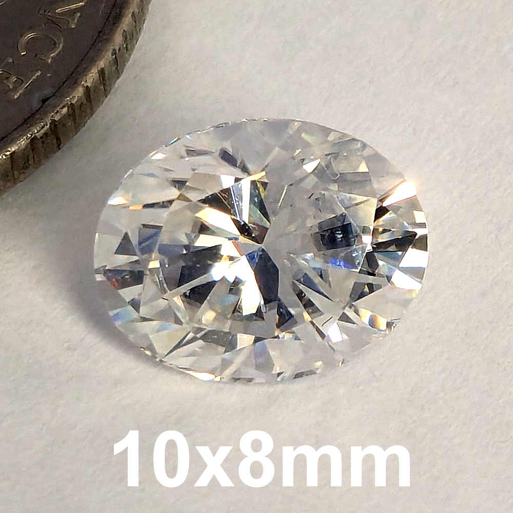 Moisanite DEF Oval 10x8mm