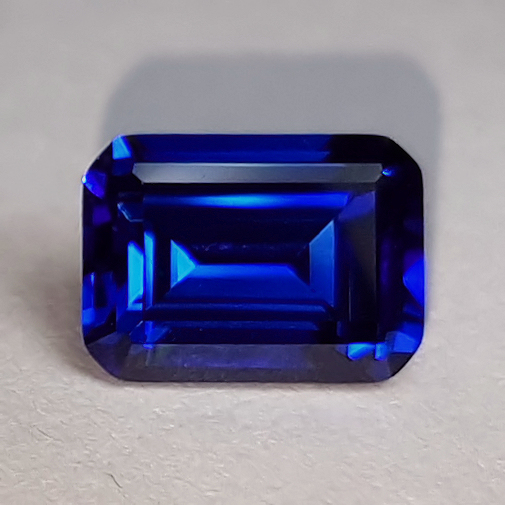 6A Quality:  Emerald Blue Sapphire Cubic Zirconia
