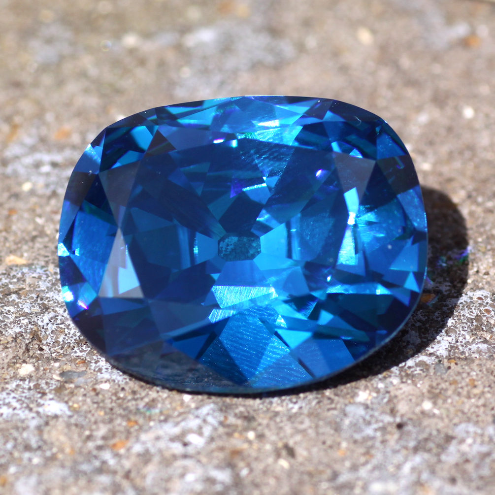 Special:  Hope Diamond Replica Blue Topaz Cubic Zirconia