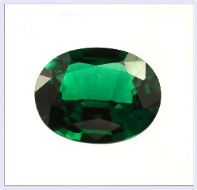 Created Emerald: Oval Lab Created Emerald