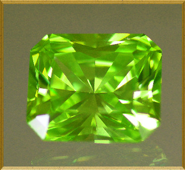 Modern Radiant: Lime Green Cubic Zirconia