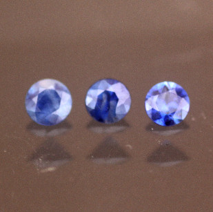 Natural Gemstones:  Blue Sapphire Round 