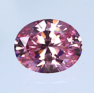 Oval: Pink Cubic Zirconia